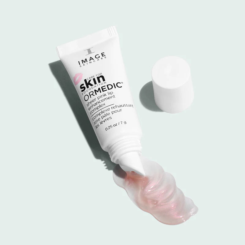 IMAGE Skincare Ormedic Sheer Pink Lip Enhancement Complex - Hydrating Lip Treatment with Antioxidants for Plump, Soft Lips | Perfect for Daily Moisture & Night Repair