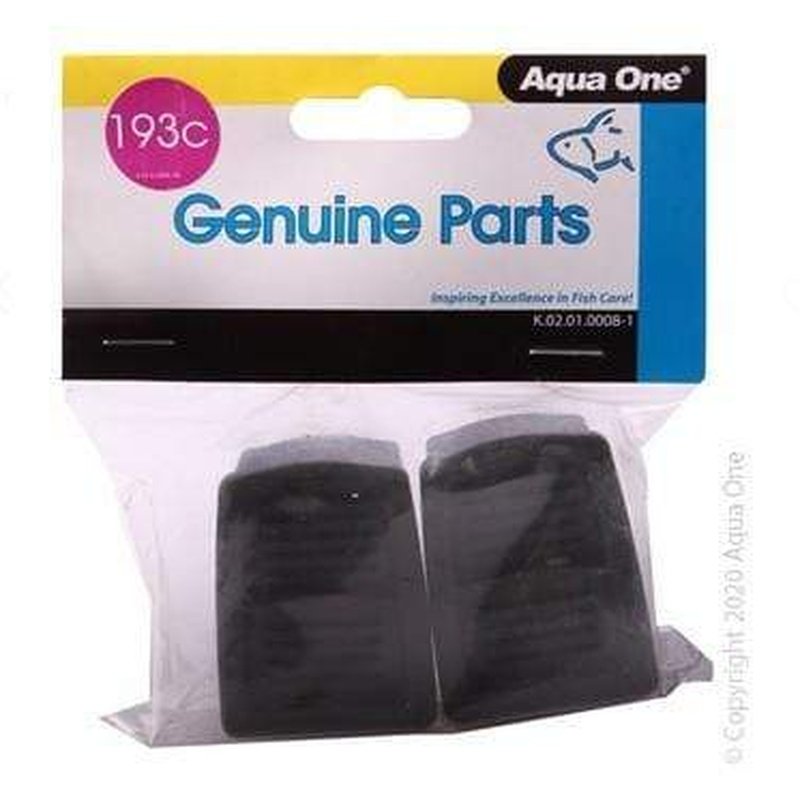 Aqua One Carbon Cartridge 2 Pack - Premium Water Filter Replacement for Aquariums & Fish Tanks - Model 193c IFXE 100 25193c - Improves Water Clarity & Removes Impurities for Healthy Fish