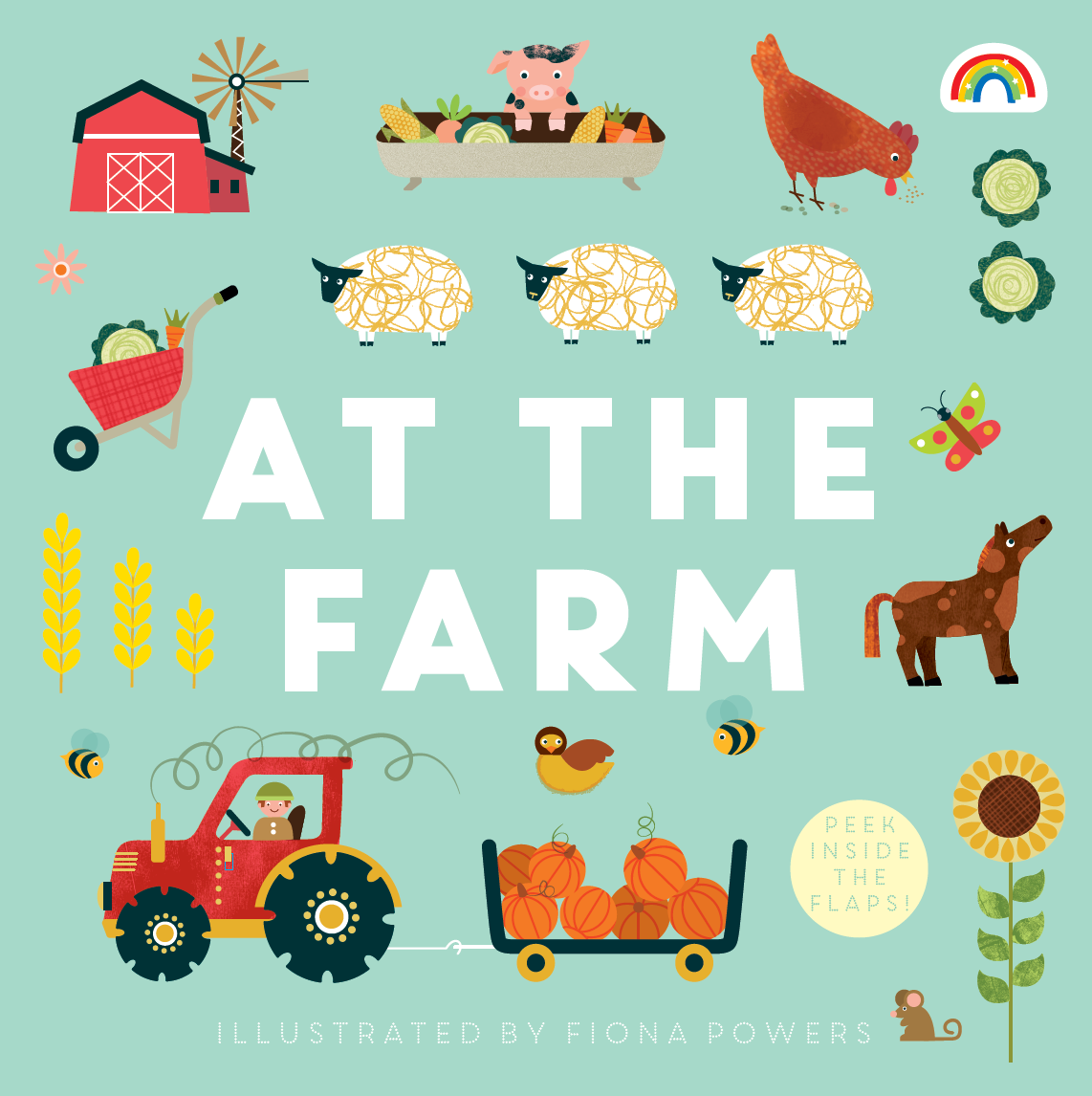 Peek Inside In The Farm Board Book – Interactive Farm Animal Lift-the-Flap Book for Toddlers & Kids – Perfect for Early Learning, Storytime & Bedtime Reading