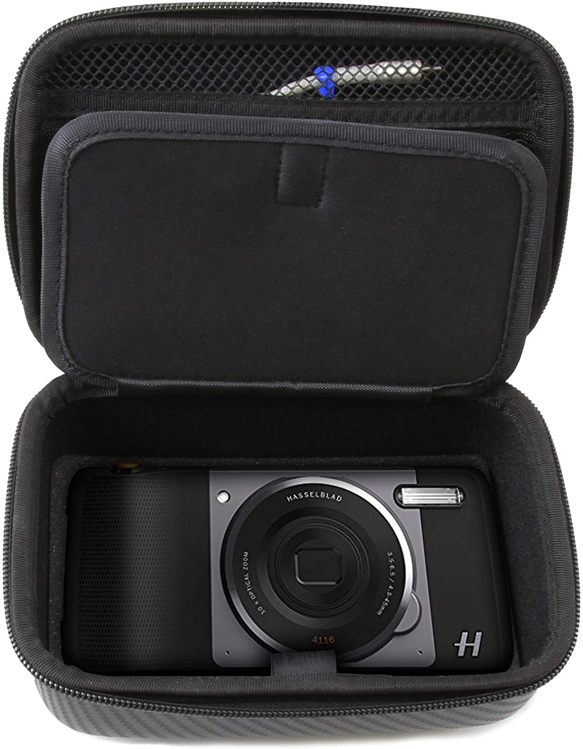 CASEMATIX 7 Mod Case for Moto Z - Compatible with Hasselblad Camera, JBL SoundBoost Speaker, InstaShare Projector, Printer & Smart Speaker - Protective Cover for Motorola Mods - Perfect for Travel, Work & Outdoor Adventures