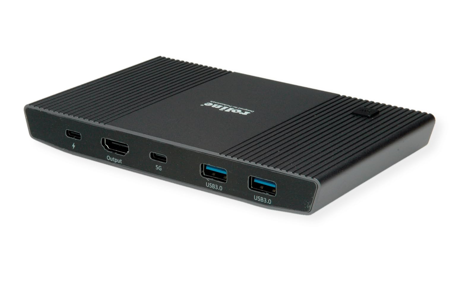 ROLINE 4K HDMI KVM Switch with USB for 2 Devices - Seamless Control Between Laptop & PC for Home Office & Gaming Setup