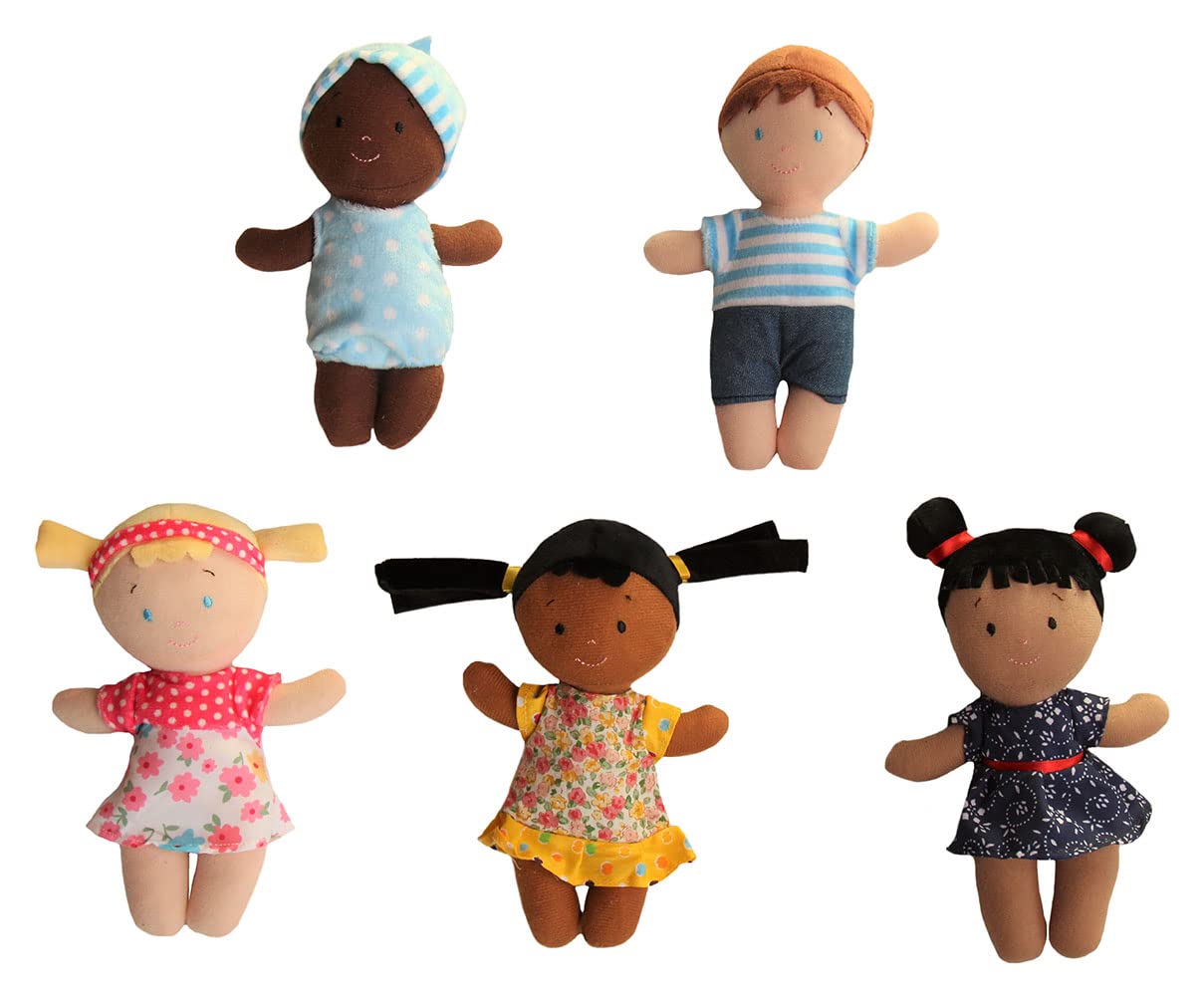 Diversity Plush Dolls Set of 5 - 8