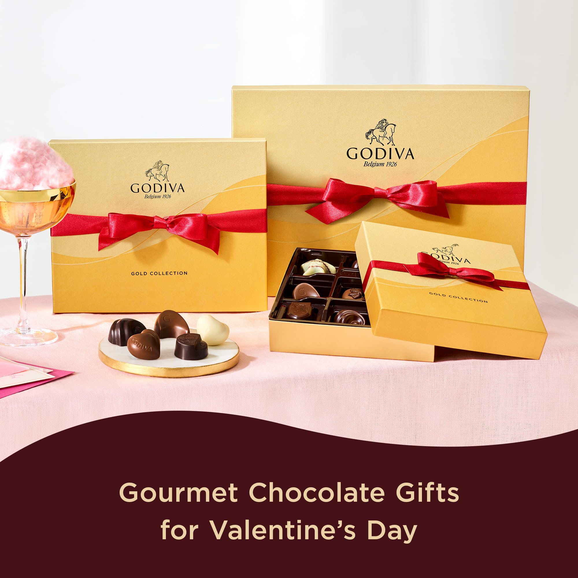 Godiva Chocolate Gift Box - 18pc Assorted Chocolates for Valentine's Day Gifting