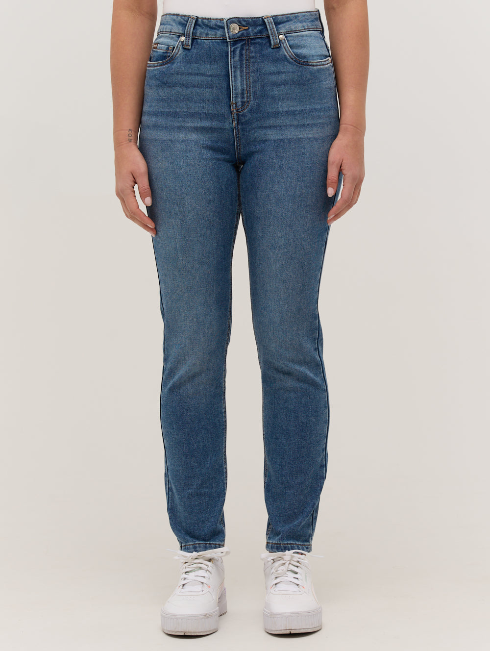 Riley Eco Friendly Skinny Jeans for Women - Sustainable Stretch Denim Pants - Perfect for Casual Wear, Office & Date Night Outfits