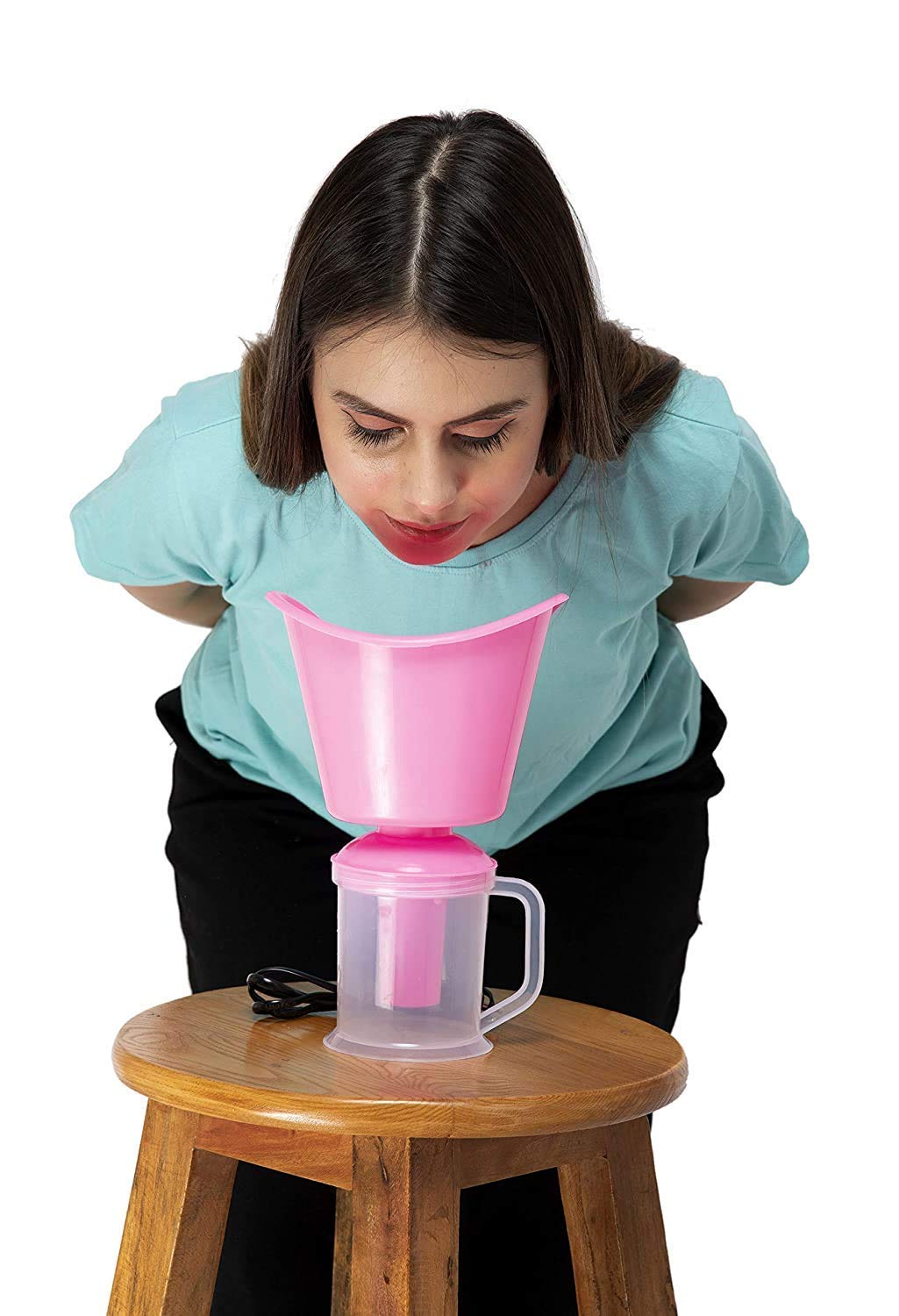 PRISMAXIC 3-in-1 Facial Steamer & Inhaler for Cold, Cough & Sinus Relief - Portable Steam Vaporizer for Face and Nasal Congestion - Perfect for Adults & Kids at Home, Office or Travel (Made in India)