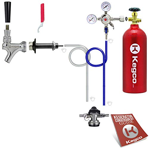Kegco EBLPSCK-5T Stainless Steel Homebrew Keg Conversion Kit - Perfect for Draft Beer Dispensing & DIY Kegerator Setup
