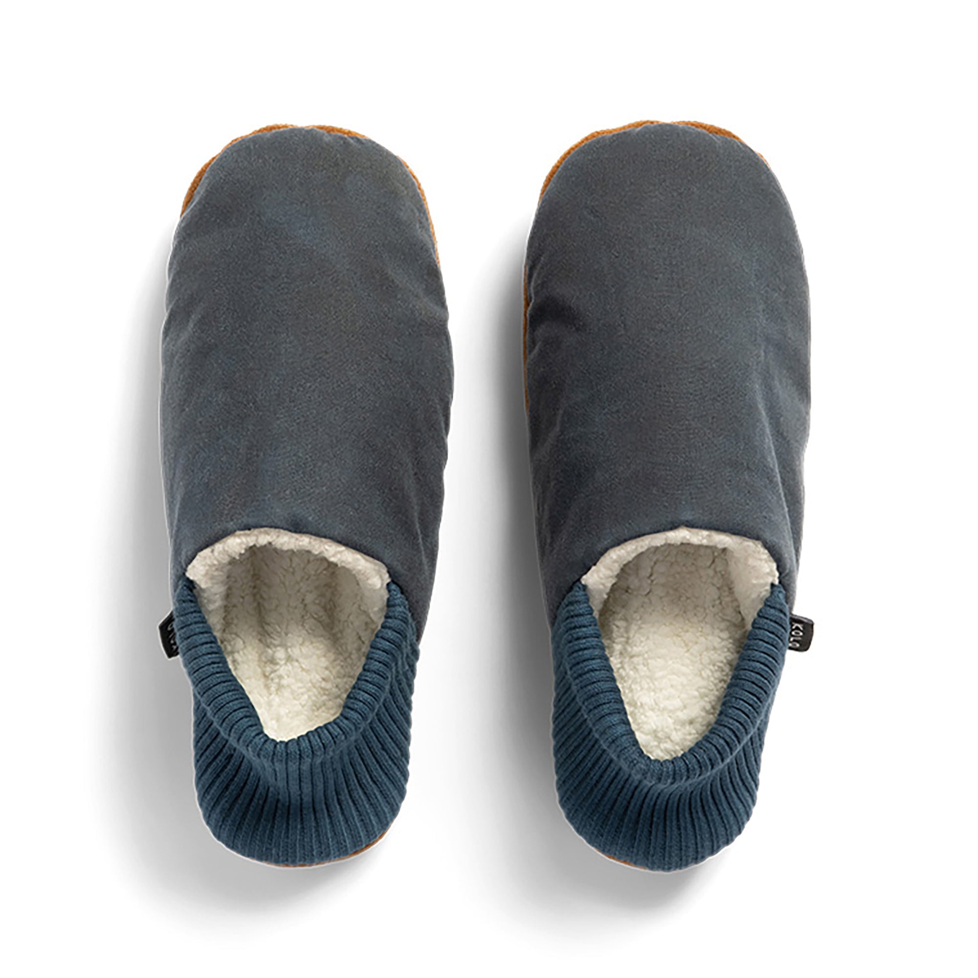 Aberdeen Waxed Canvas House Shoes - Sherpa Lined Slippers for Men & Women | Cozy Indoor Comfort for Winter, Lounge Wear, Home Office