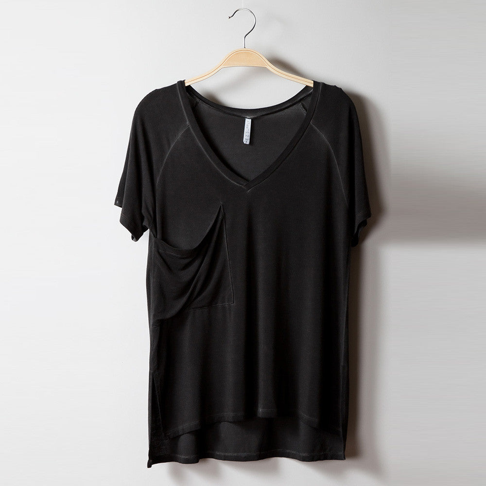Z Supply Rookie V-Neck T-Shirt for Women - Soft Cotton Casual Tee for Everyday Wear, Lounge & Outfits