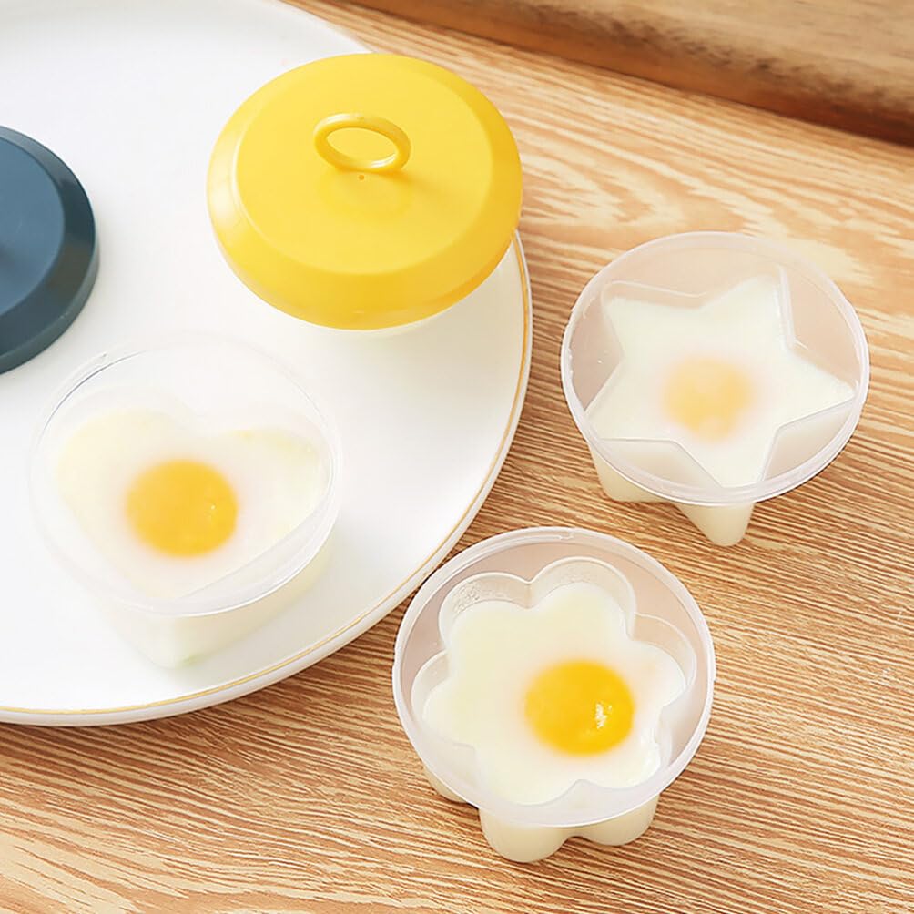 4 Pack Egg Poacher with Brush - Silicone Egg Cooker for Perfect Hard Boiled Eggs Without Shell - Reusable Egg Poaching Cups & Egg Boiler - Ideal for Breakfast Sandwiches, Salads, and Meal Prep