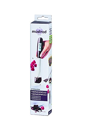 Mastrad 2-in-1 Digital Candy Thermometer Spatula with Probe - Accurate Temperature Control for Candy, Jelly, Baking & Cooking (Up to 482°F) | Perfect for Home Chefs, Candy Making & Professional Kitchens