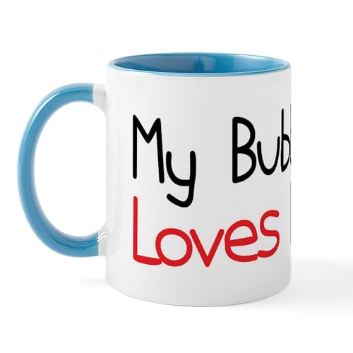 White/Blue Inside - My Bubbie Loves Me Mug