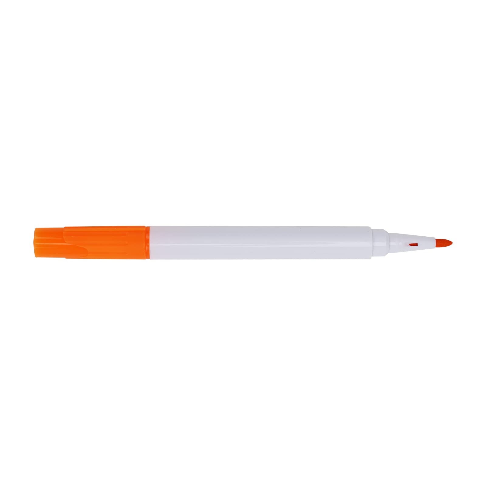 10-Pack Liquid Chalk Markers - Dust-Free Erasable Whiteboard Pens, Water-Based Non-Toxic Wet Erase Fine Tip Chalkboard Markers for Kids, Teachers & Office Use - Perfect for Classrooms, Restaurants & Home Organization (10 Orange Pens)