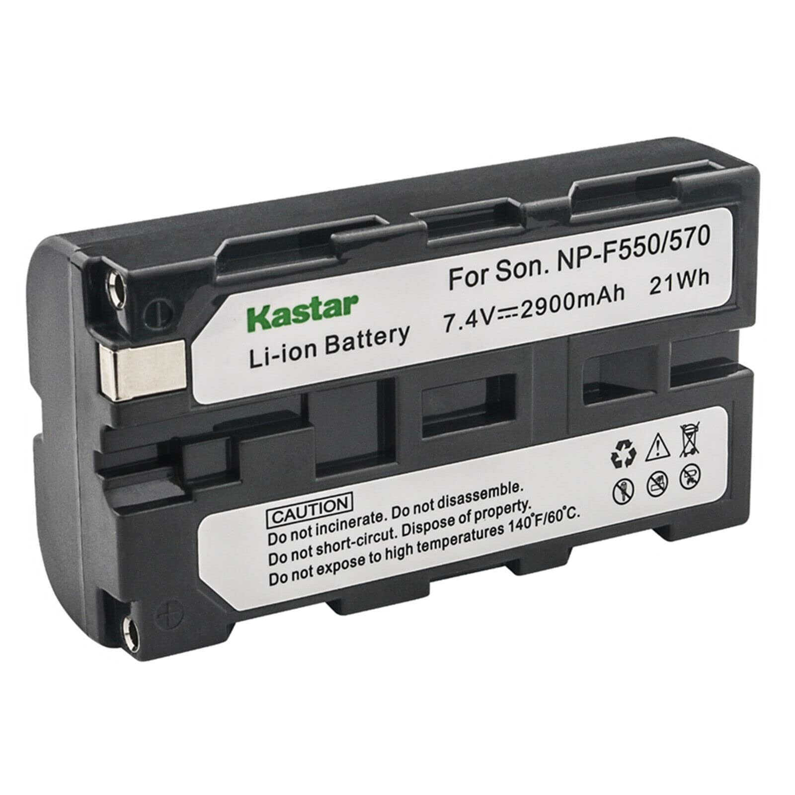 Kastar 4-Pack NP-F550/NP-F570 Replacement Batteries with LTD2 USB Charger - Compatible with AndyCine A7, C7 & C7S 7