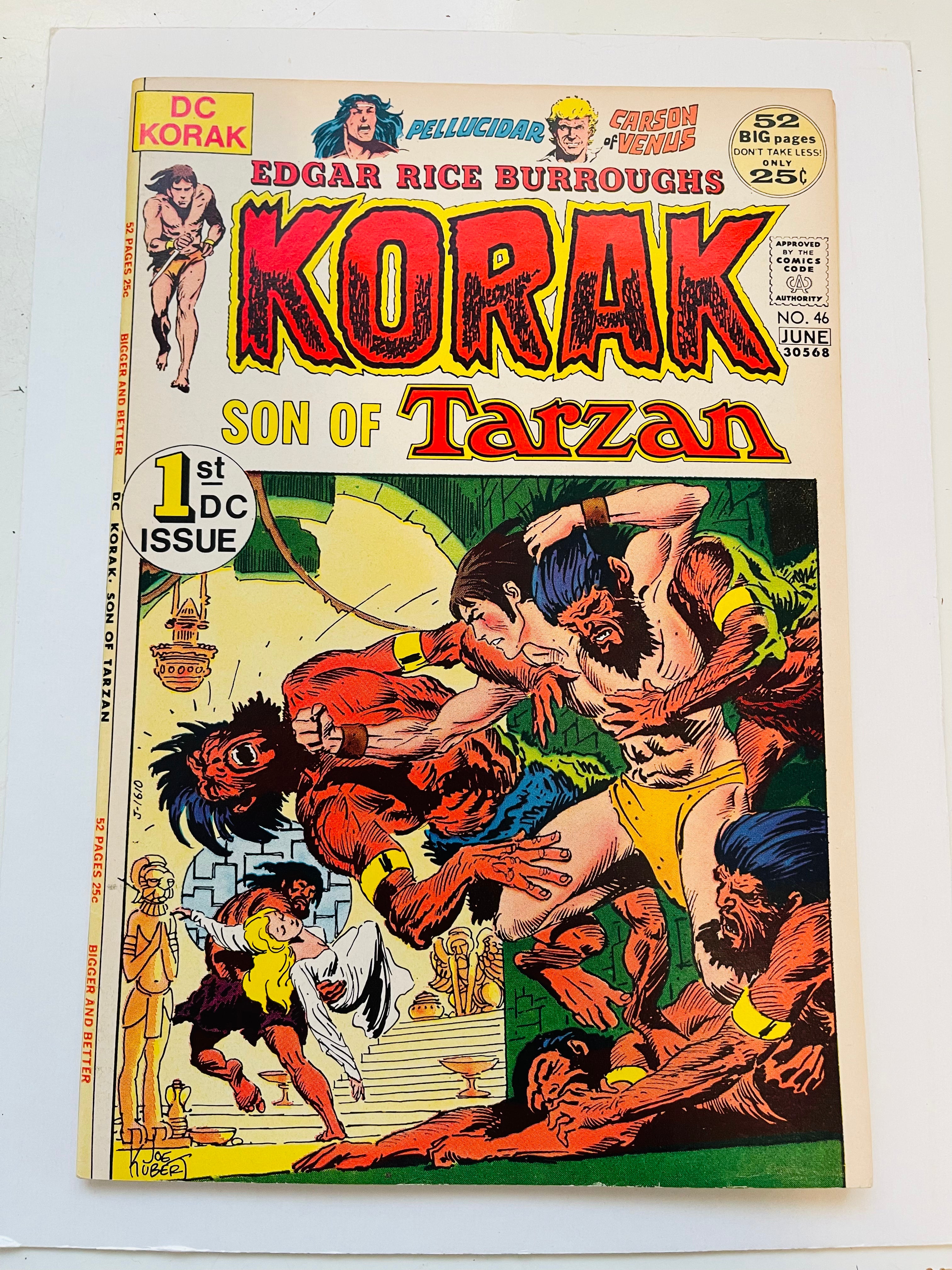 Korak Son of Tarzan #1 High Grade Comic Book 1971 - Rare Vintage Collectible - Perfect for Comic Enthusiasts & Tarzan Fans