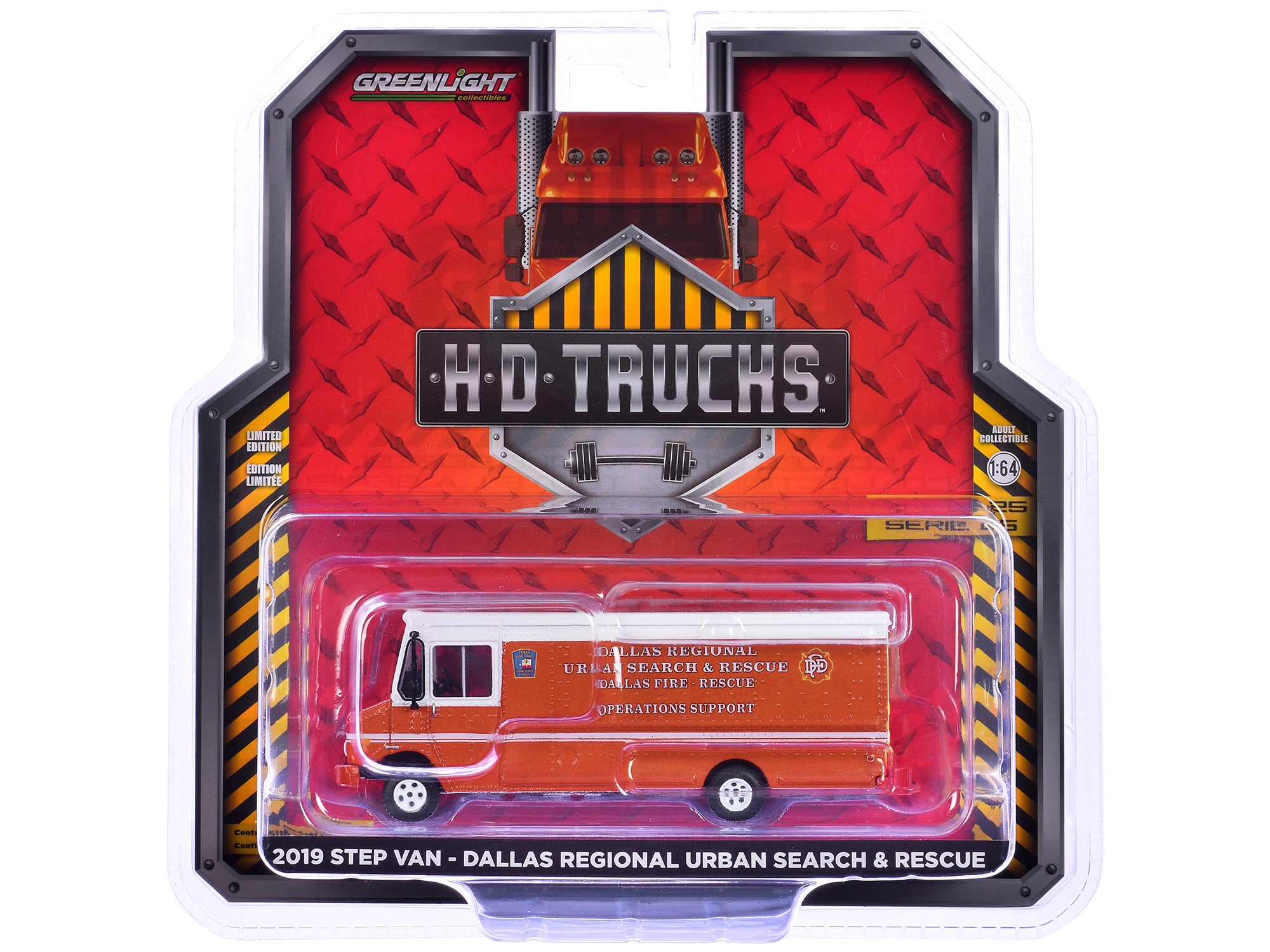 Greenlight 1/64 Scale Heavy Duty H.D. Trucks Diecast Model Set - 3 Piece Series 25 Collection for Display, Gifts & Truck Enthusiasts