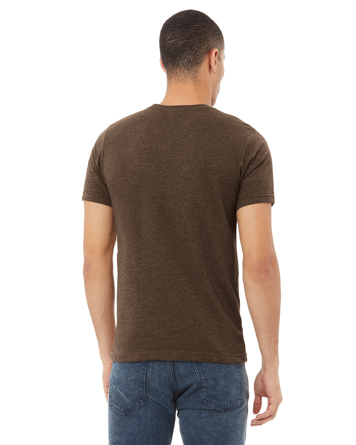 Bella + Canvas 3001CVC Unisex Heather CVC Crew Neck T-Shirt - Soft Cotton Blend for Casual Wear, Workout & Everyday Comfort