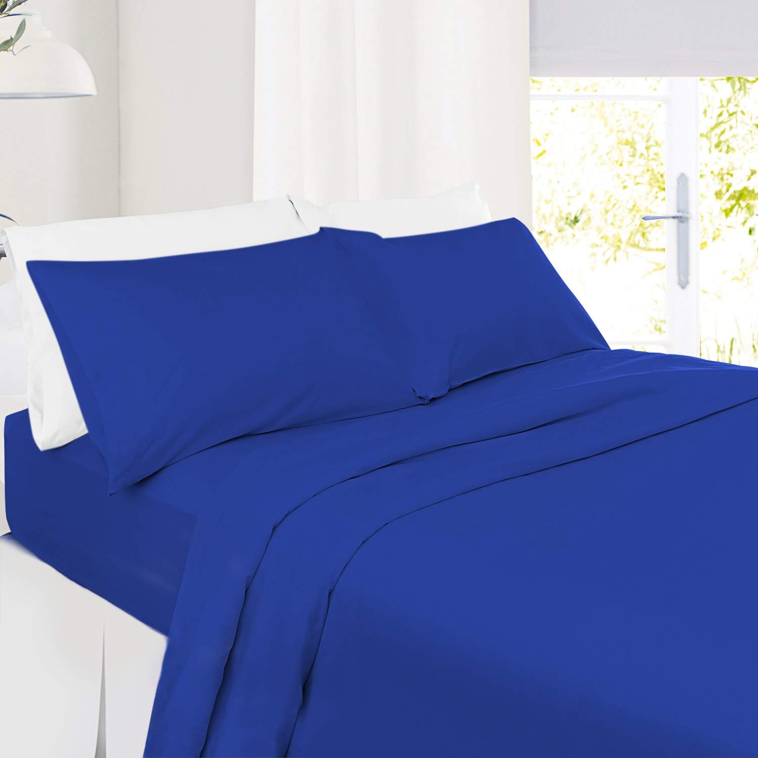 Luxury 4-Piece Twin XL Sheet Set - 800 Thread Count 100% Egyptian Cotton Bed Sheets with Extra Long Staple Cotton | Deep Pocket Fits Mattress Up to 15
