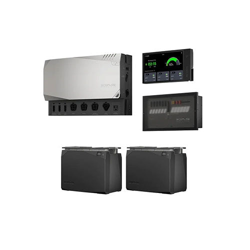 EcoFlow 4kWh Solar Power Kit - Portable Home Battery Backup System for Emergency, Camping & Off-Grid Living