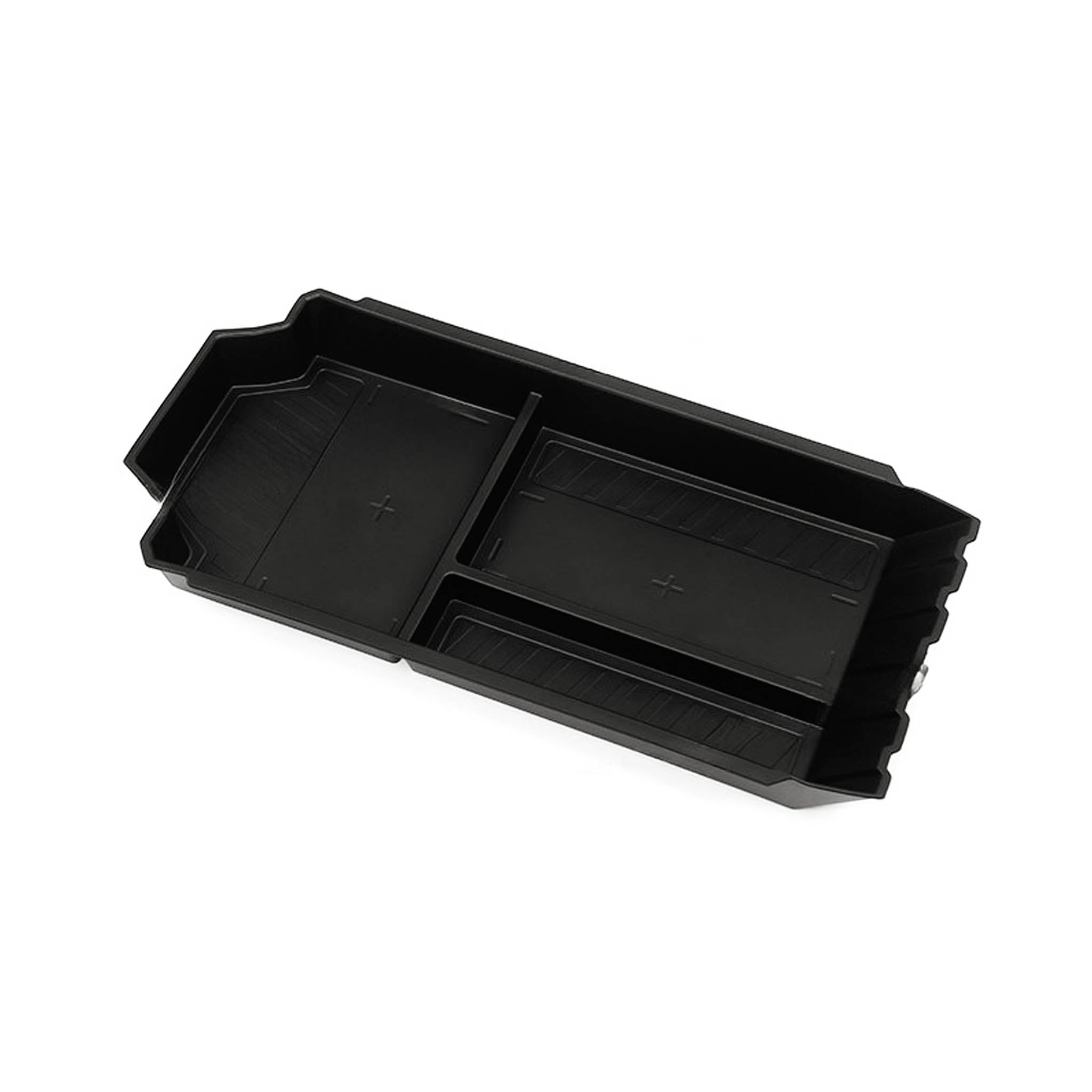 Tesla Cybertruck 2024 Lower Center Console Organizer - Premium TPE Storage Tray for Phone, Keys & Accessories | Perfect for Road Trips & Daily Commutes