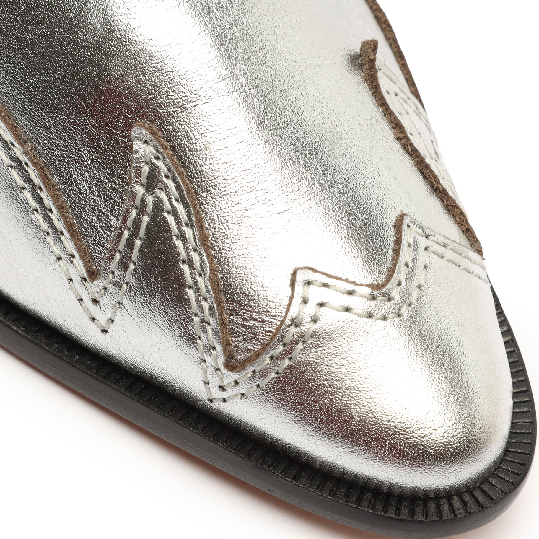 Cicera Women's Metallic Nappa Leather Ankle Boots - Stylish Pointed Toe Booties for Office, Party & Night Out