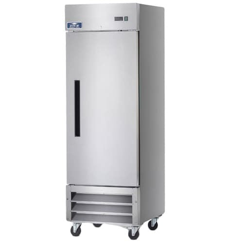 Arctic Air AR23 Commercial Reach-In Refrigerator with Solid Door - 1 Section Stainless Steel Fridge for Restaurants, Cafes & Food Service Businesses - Perfect for Kitchen Storage & Beverage Cooling