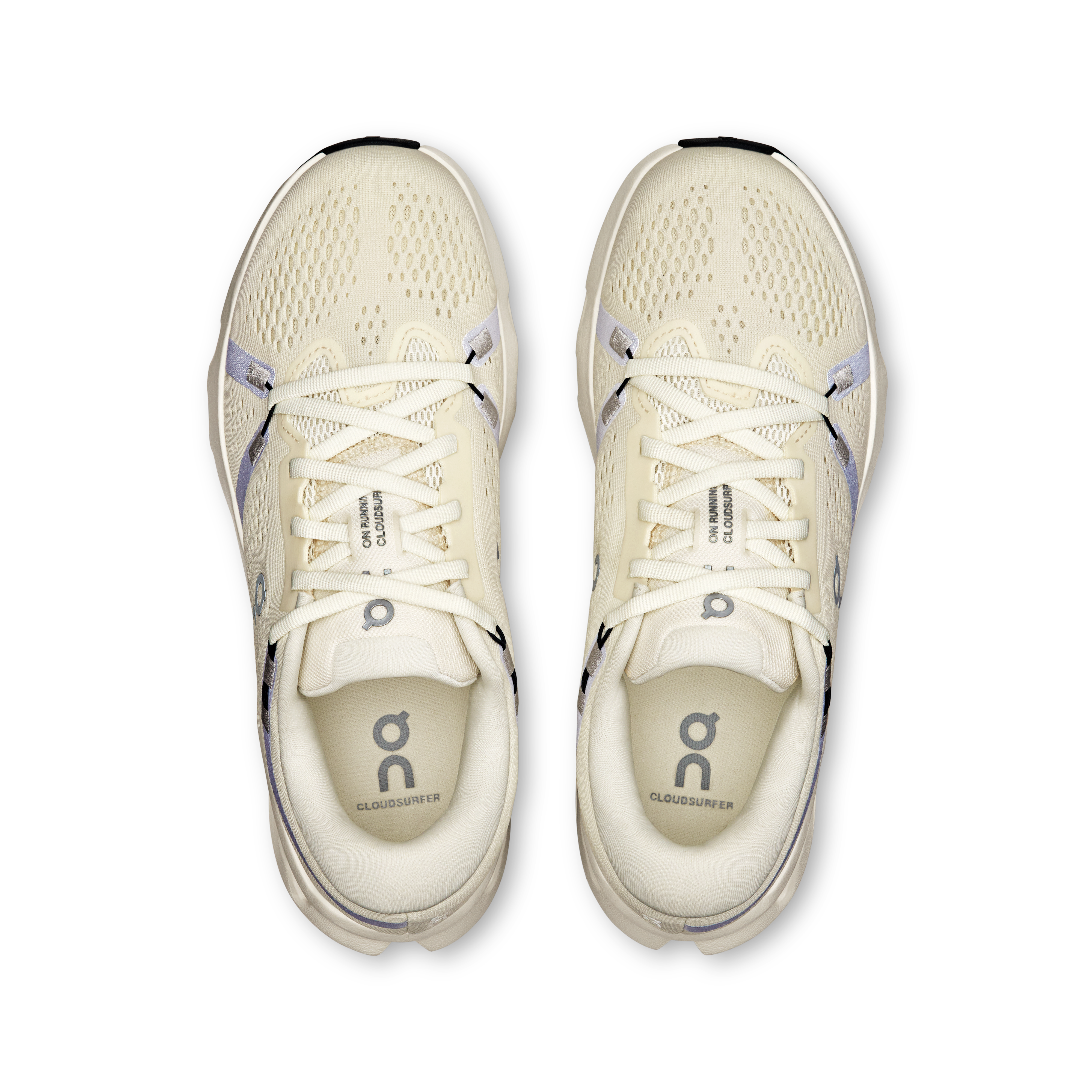 Women's Cloudsurfer 2 Running Shoes - Lightweight & Cushioned Sneakers for Women in Ivory/Ivory | Perfect for Jogging, Gym Workouts & Daily Walking