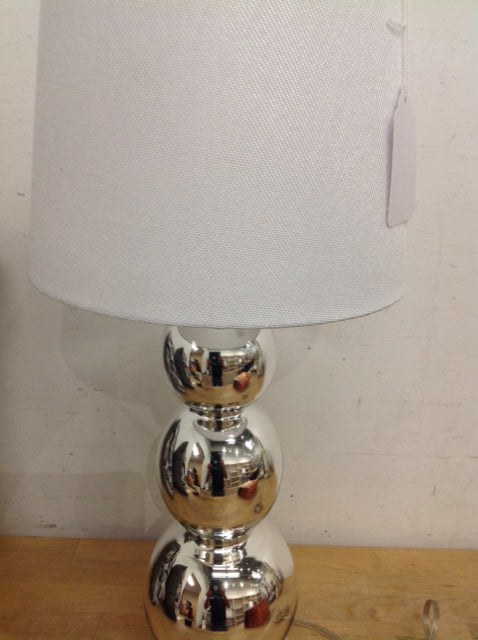 25 Silver Metal Ball Lamp - Modern Decorative Lighting for Bedroom, Living Room, and Office - Perfect for Ambient & Accent Lighting