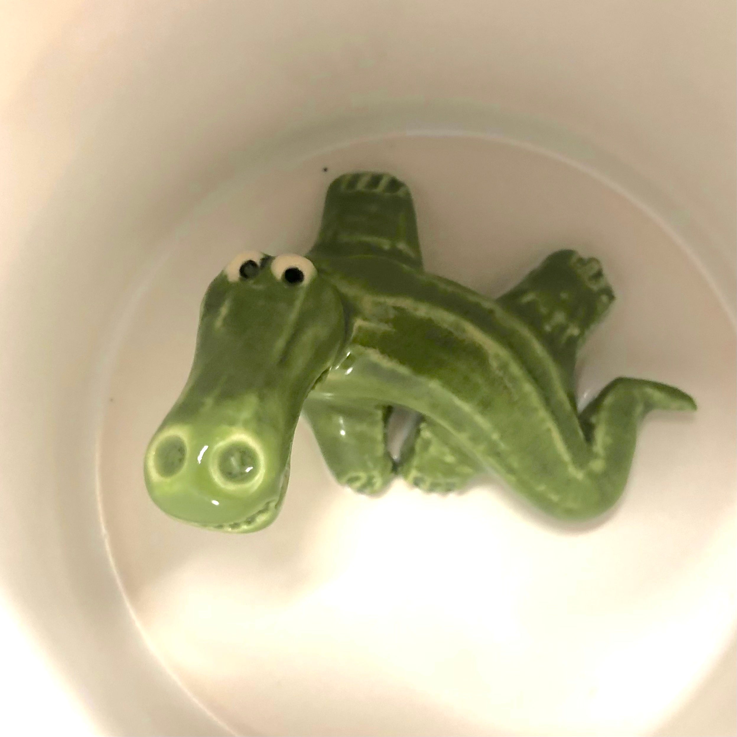 Cheer Up Cup with Alligator Design - Funny Novelty Drinking Mug for Coffee, Tea & Beer - Perfect for Gifts, Parties & Home Decor