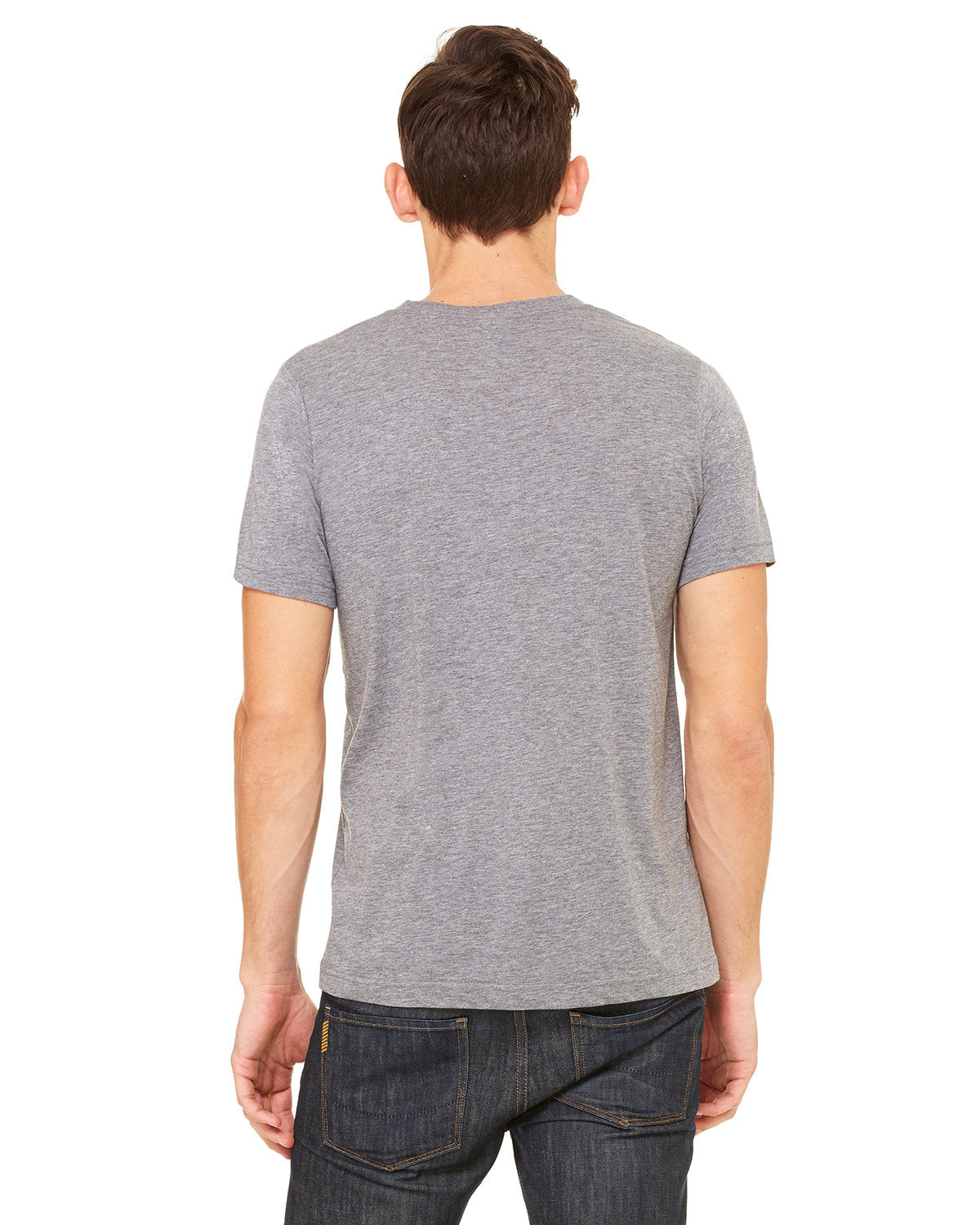 Bella + Canvas 3415C Premium Unisex Triblend V-Neck T-Shirt - Soft Comfort Fit for Men & Women - Perfect for Casual Wear, Gym, and Everyday Outfits