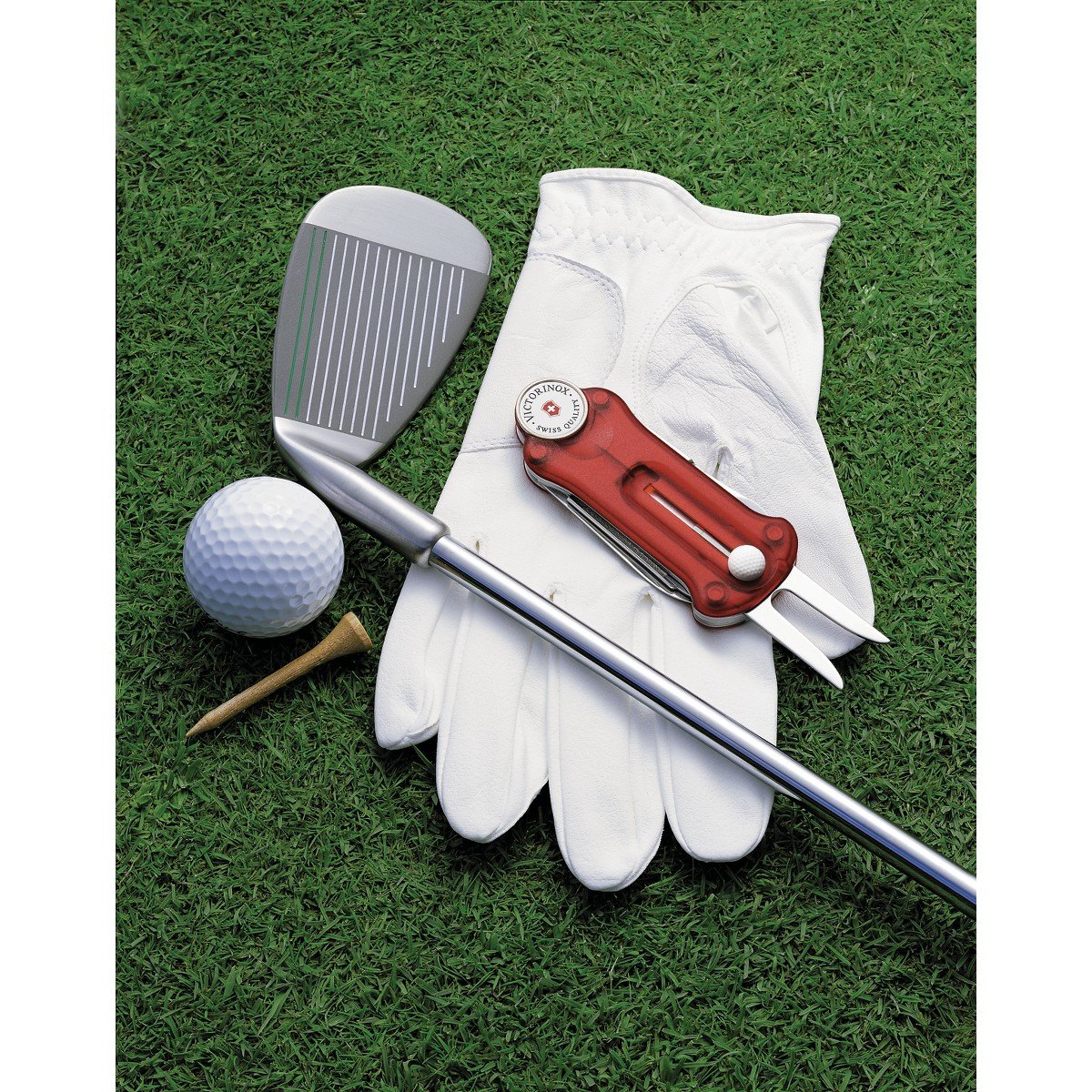Victorinox Swiss Army Golf Multi-Tool – Compact & Durable Stainless Steel Golf Accessories for On-Course Repairs & Adjustments – Perfect for Golfers, Camping & Outdoor Adventures