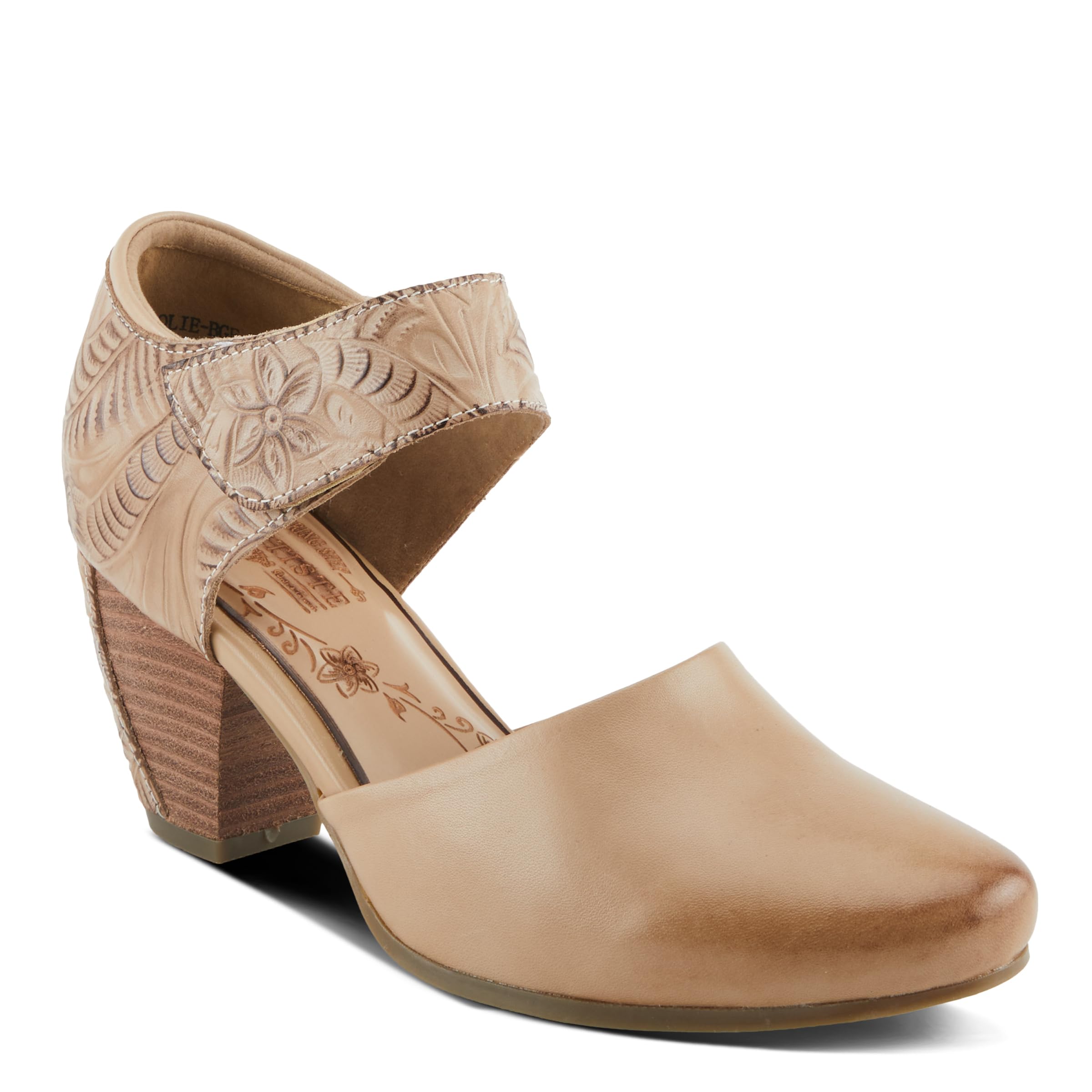 Spring Step L'Artiste Women's Toolie Pump - Comfortable Low Heel Dress Shoes for Work, Office & Special Occasions | Slip-Resistant & Cushioned Insoles