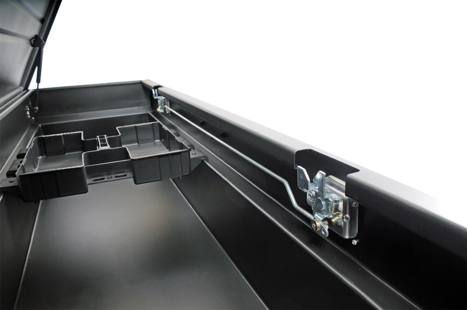 Dee Zee 8170SB Black Steel Single Lid Tool Box - Heavy Duty Storage for Tools, Equipment & Automotive Supplies | Perfect for Trucks, Workshops & DIY Projects