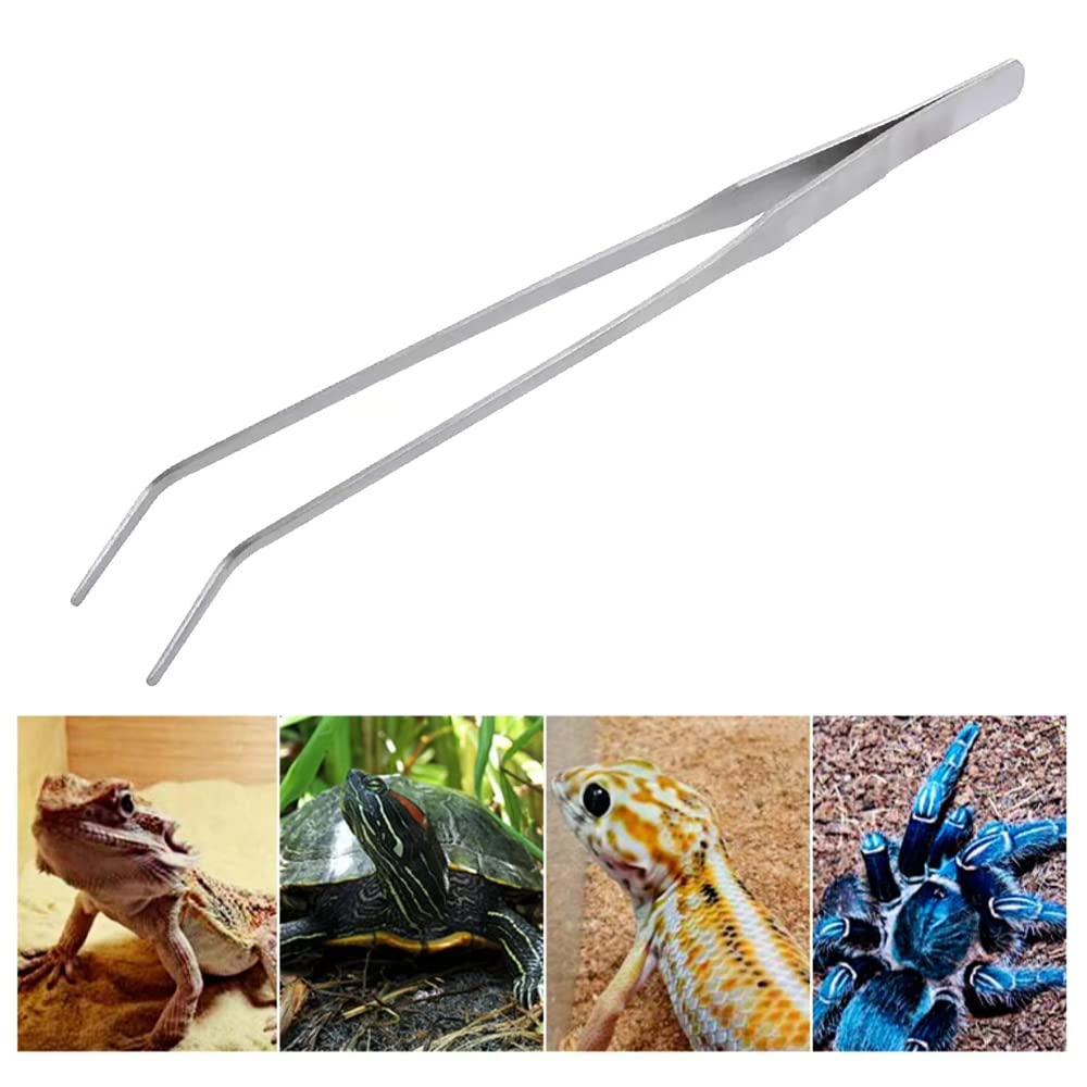 Stainless Steel Aquarium Tweezers 27cm - Fish Tank Plant Tools for Aquascaping