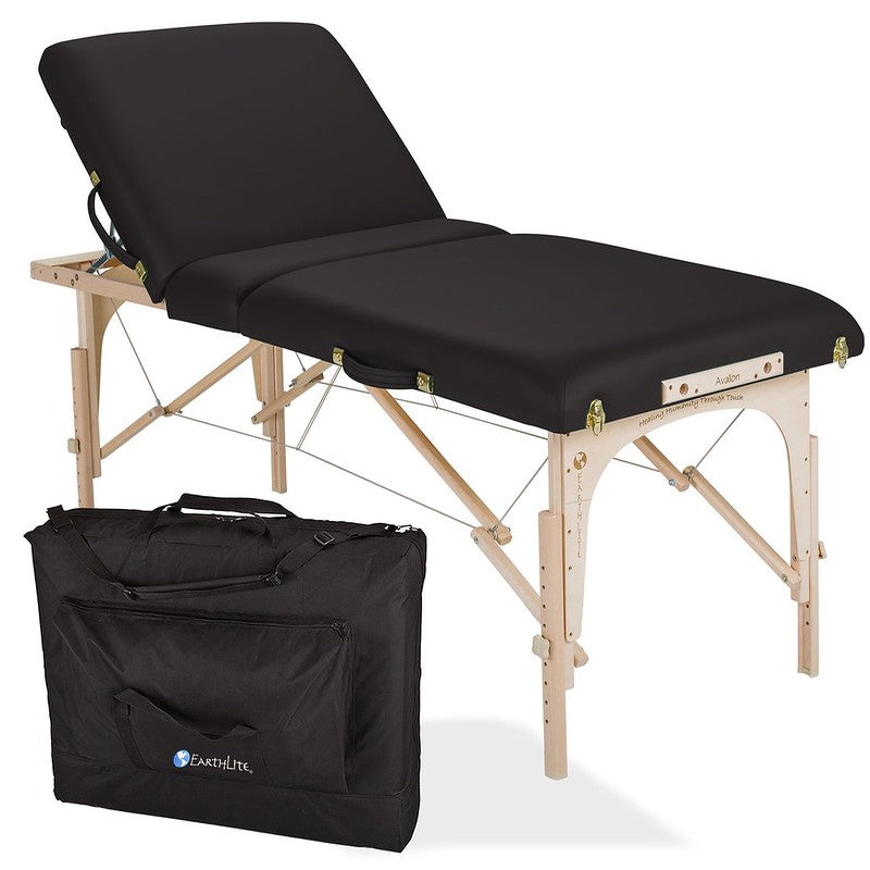 Earthlite Avalon XD Professional Massage Table with Manual Tilt - Portable Spa Table for Therapists, Chiropractors & Home Use - Perfect for Massage Clinics, Wellness Centers & Mobile Therapy