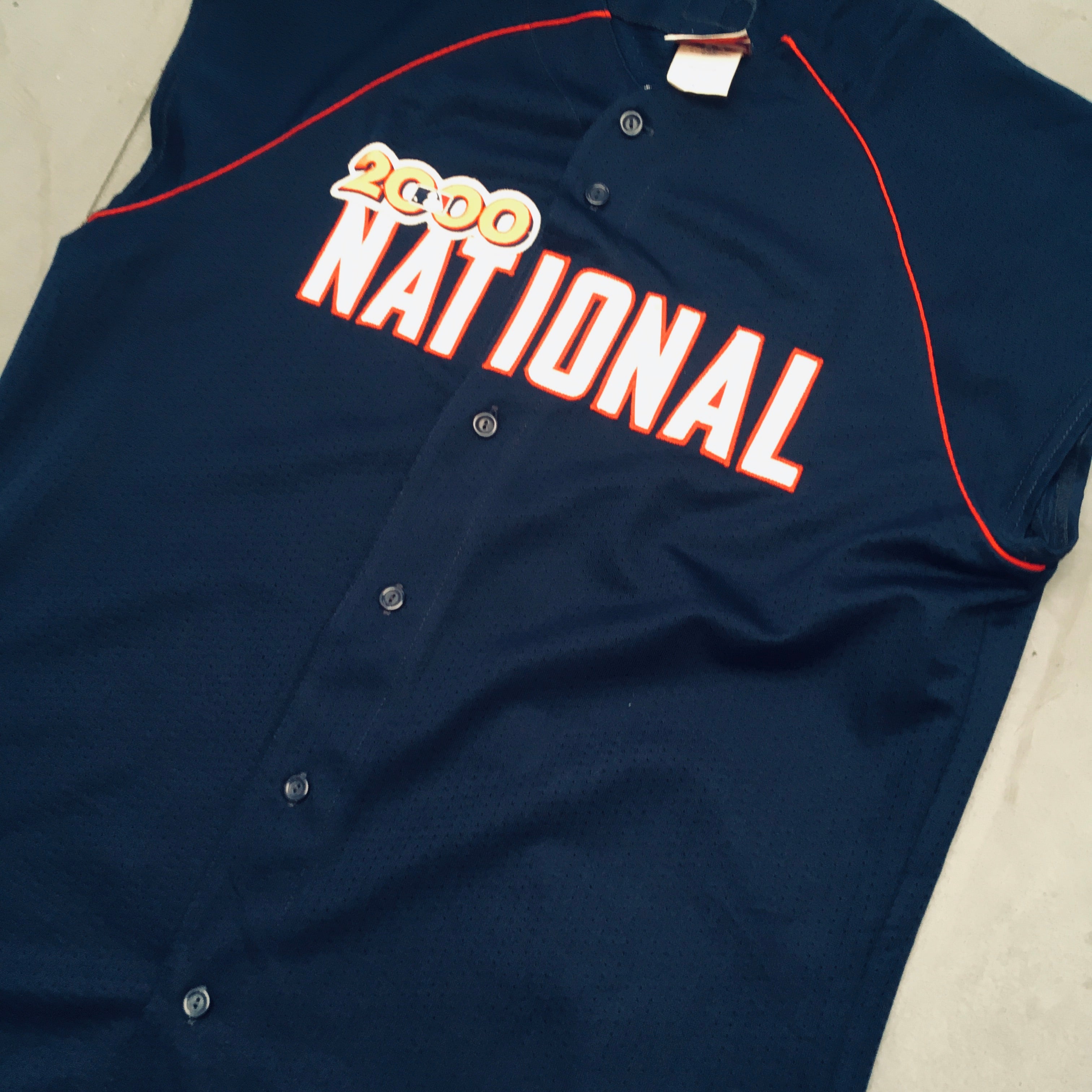 Authentic Mike Piazza 2000 All-Star Game Stitched Jersey - New York Mets Majestic Collection (Size XL) | Perfect for Baseball Fans, Collectors & Game Day Outfits