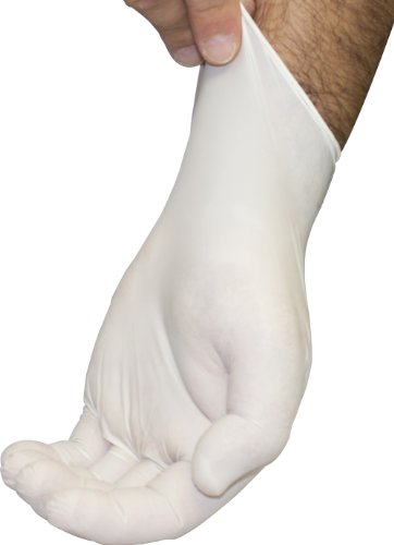 GRPR-SM-1-T Powder-Free Latex Rubber Gloves - Small Size (1000 Count Case) | Disposable, Natural Rubber, Food Safe | Ideal for Food Service, Medical Use & Cleaning