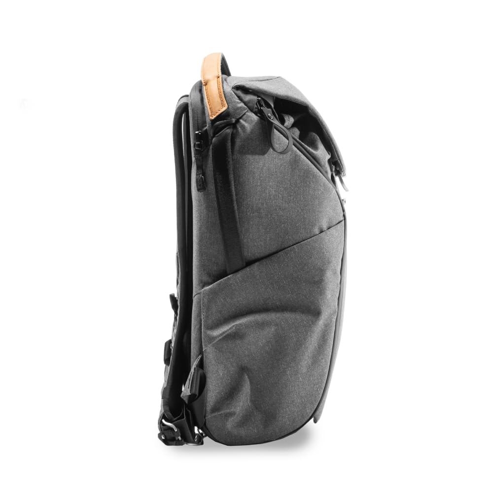 Peak Design Everyday Backpack V3 30L - Waterproof Camera Bag & Laptop Backpack with Tablet Sleeve - Durable Travel Backpack for Photographers & Commuters - BEDB-30-CH-3 (Charcoal) - Perfect for Urban Adventures, Work Commutes & Outdoor Photography