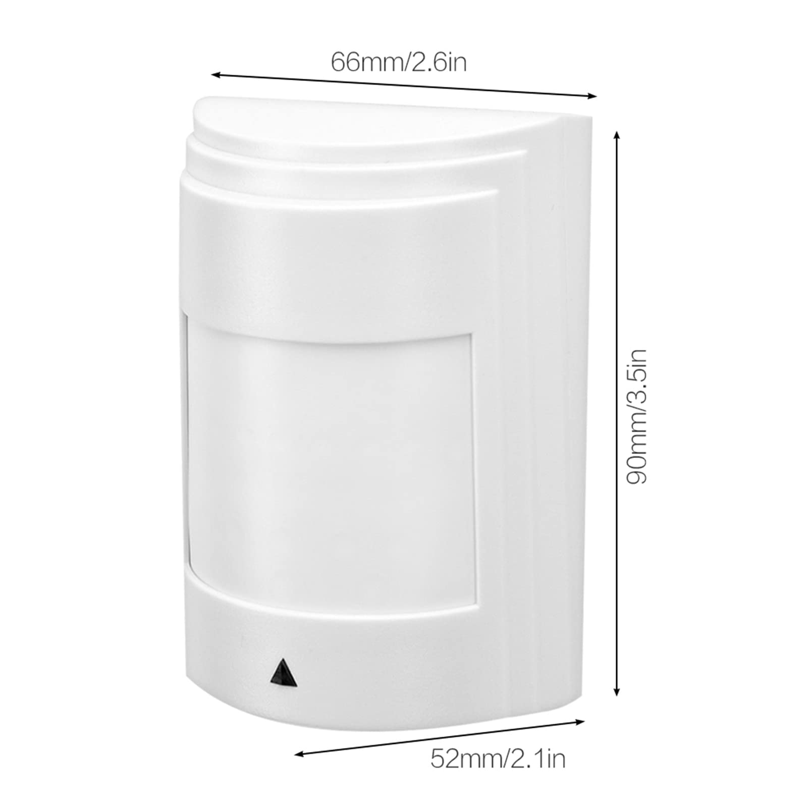 Wireless PIR Motion Sensor Alarm - 12V Dual Infrared Security Detector for Home & Business Safety | Indoor/Outdoor Use for Doors, Windows & Garages