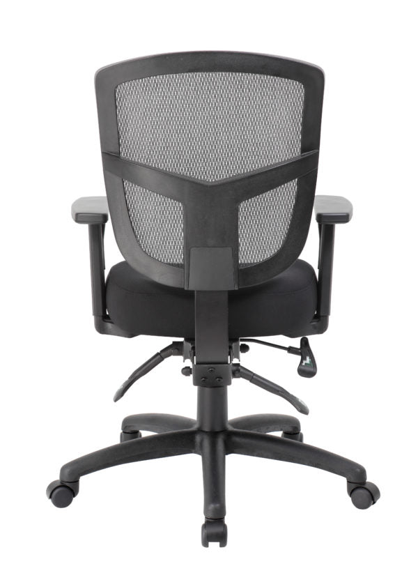 Boss Contract Mesh Task Chair B6023 - Ergonomic Office Chair with Adjustable Height & Lumbar Support for Home & Business Workspaces