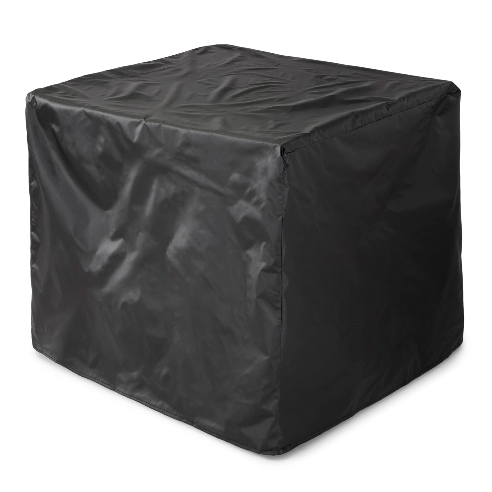 Endless Summer 30 Inch Square Outdoor Gas Fire Pit Table with Steel Mantel & Slate Finish - Black Fire Glass & Protective Cover - Perfect for Patio, Backyard, Deck & Outdoor Gatherings