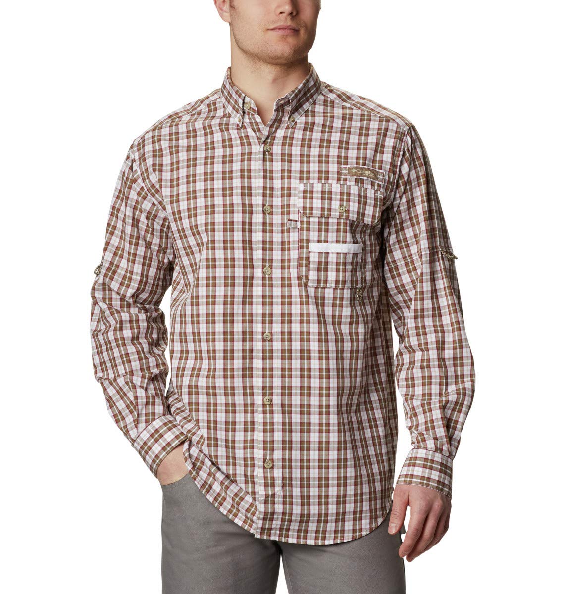 Columbia Men's Super Sharptail Long Sleeve Shirt - Lightweight Quick-Dry Hiking & Outdoor Shirt for Camping, Fishing & Adventure Travel