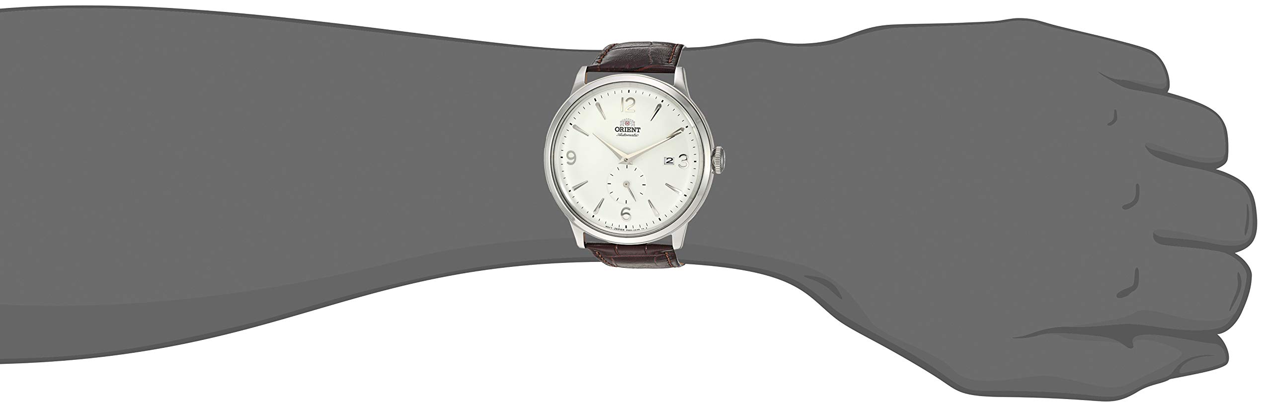 Orient Bambino Small Seconds Stainless Steel Japanese Automatic Hand-Winding Dress Watch for Men - Classic Business & Formal Occasions