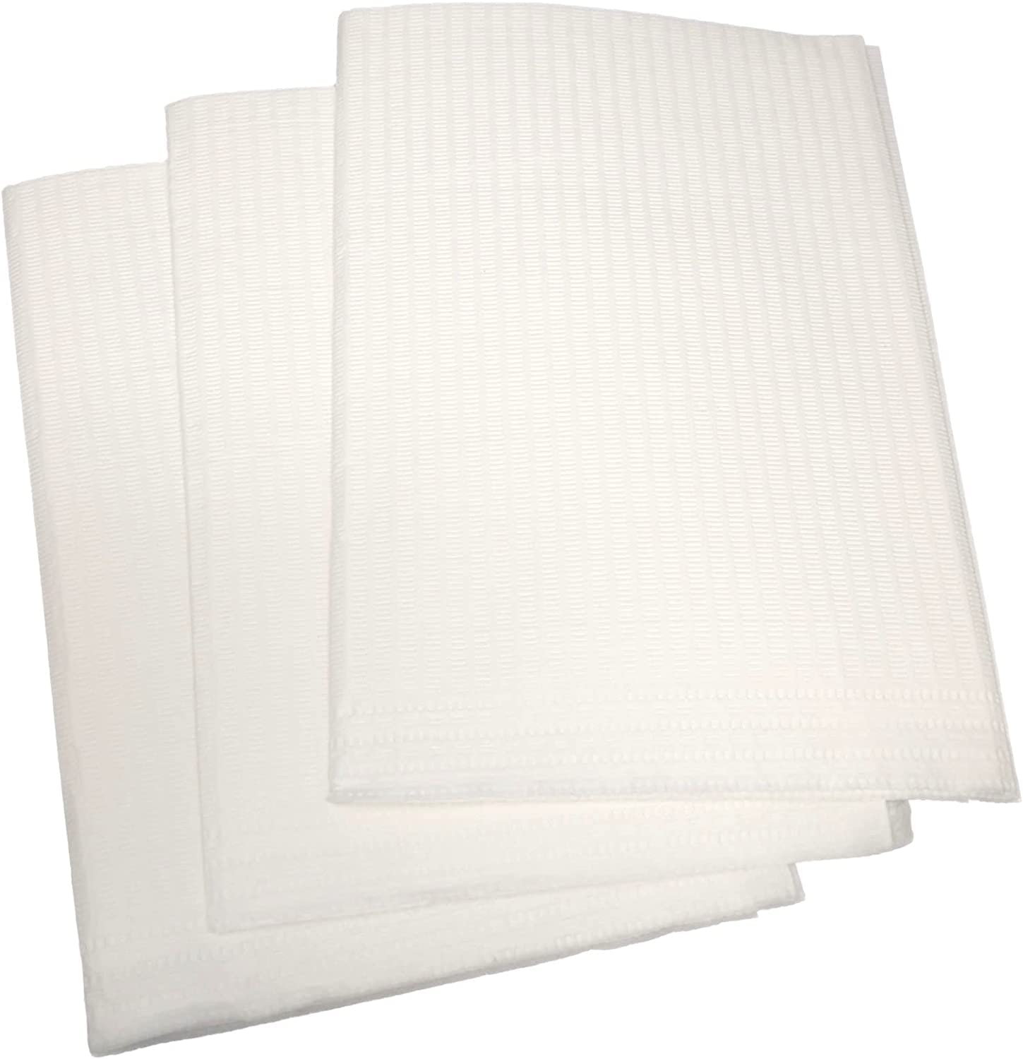 Vakly White Disposable Dental Bibs - 1000 Pack Waterproof Dental Patient Napkins 13