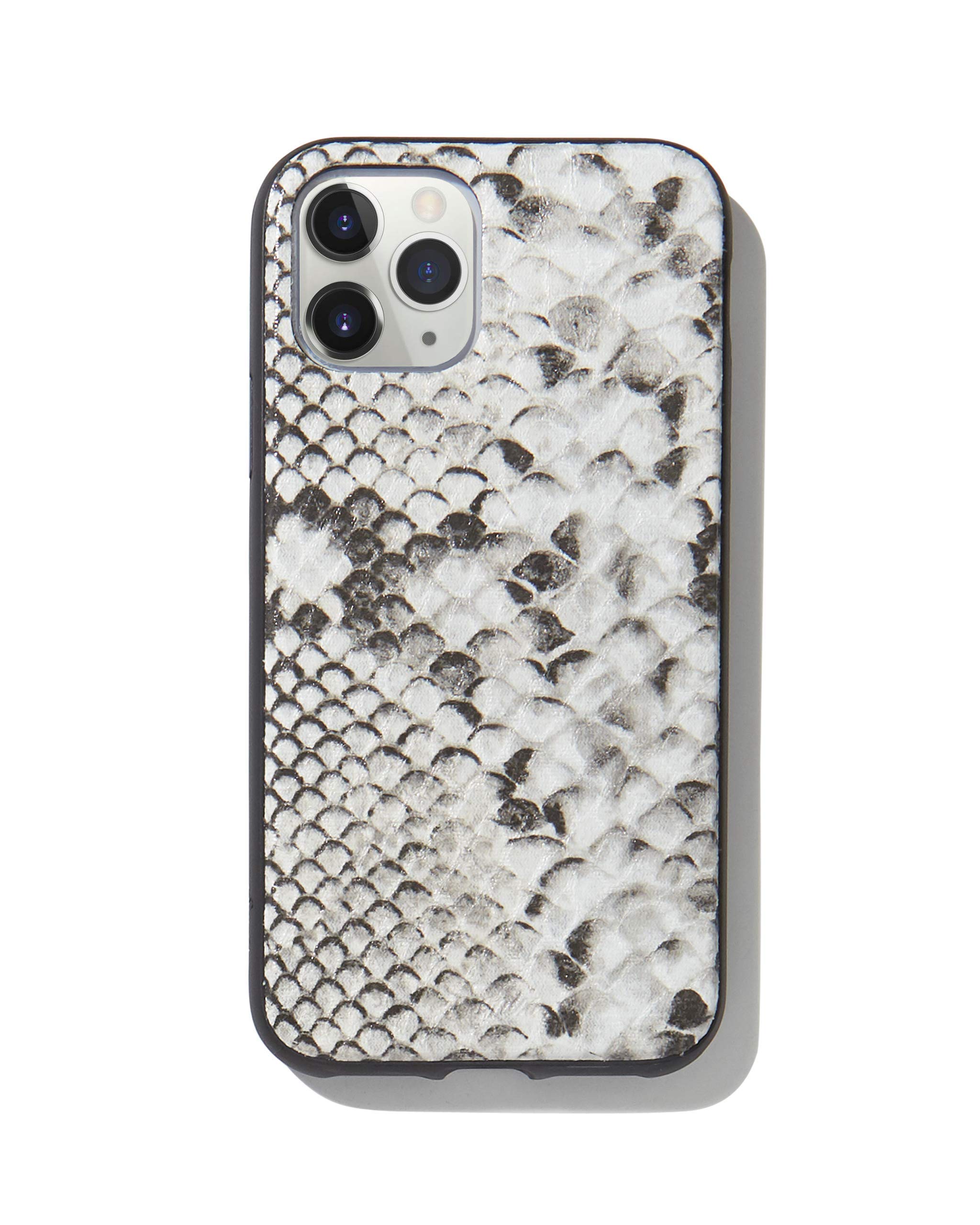 Sonix Gray Python Leather Case for iPhone 11 Pro - Military Drop Test Certified Protective Snake Skin Cover for iPhone X/Xs/11 Pro - Durable Luxury Phone Case for Work & Travel