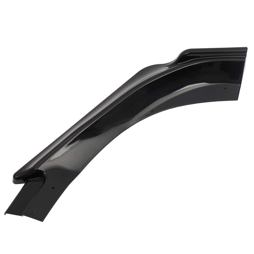**2013-2016 Hyundai Genesis Coupe Front Bumper Lip - PU Glossy Black Chin Splitter Spoiler & Air Dam - Enhances Aerodynamics & Style for Street Racing & Car Shows**