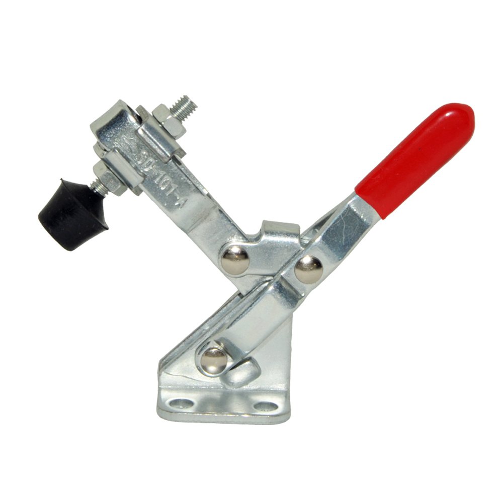 4 Pcs Vertical Quick-Release Toggle Clamps 110 lbs Holding Capacity - Anti-Slip Hand Tool for Woodworking, Metalworking & DIY Projects (Model 101-A)