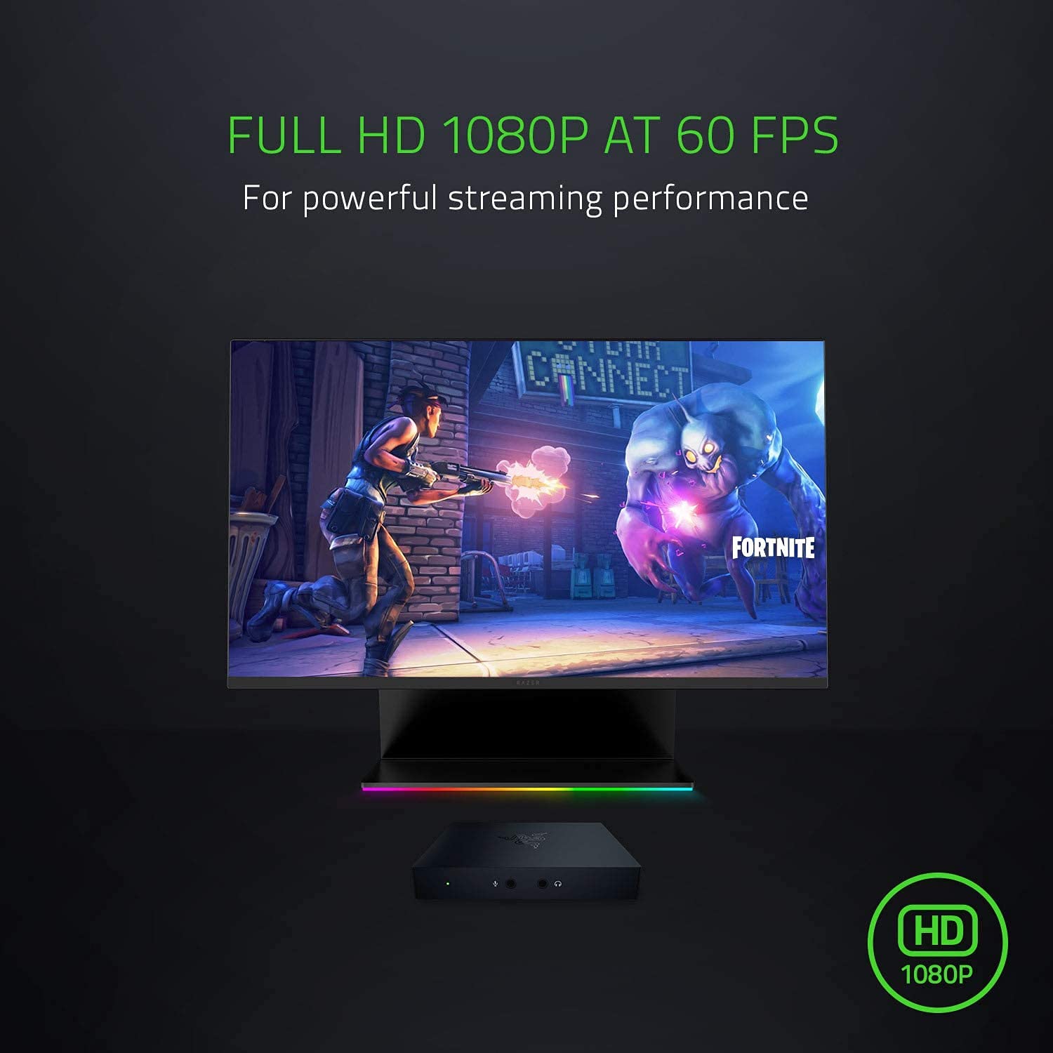 Razer Ripsaw HD Game Streaming Capture Card - 4K Passthrough & 1080P 60FPS Recording - Compatible with PC, PS4, Xbox One, Nintendo Switch (Renewed) - Perfect for Live Streaming, Esports & Content Creation