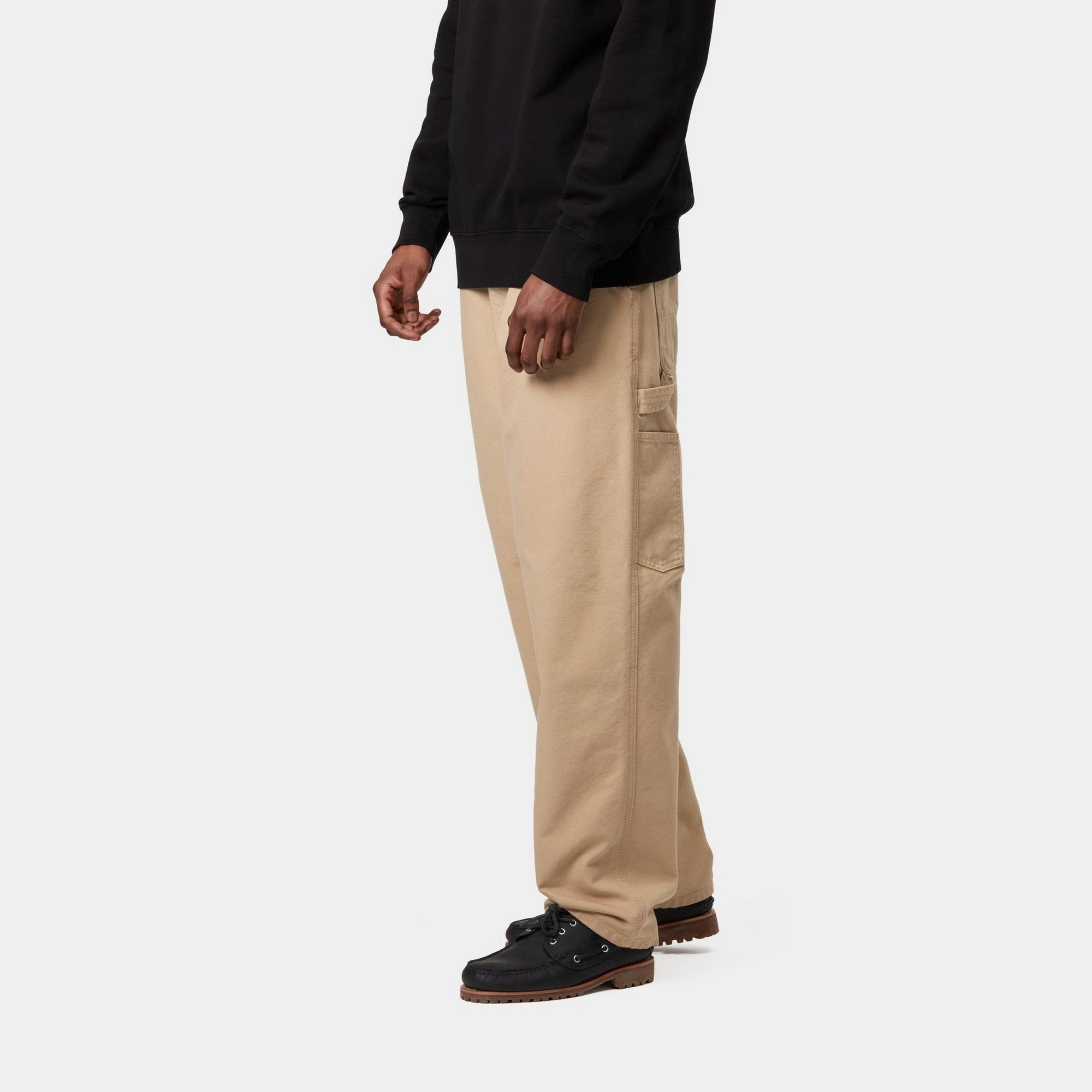 Dusty Hamilton Brown Single Knee Pants - Durable Work Pants for Construction, Landscaping & Outdoor Activities