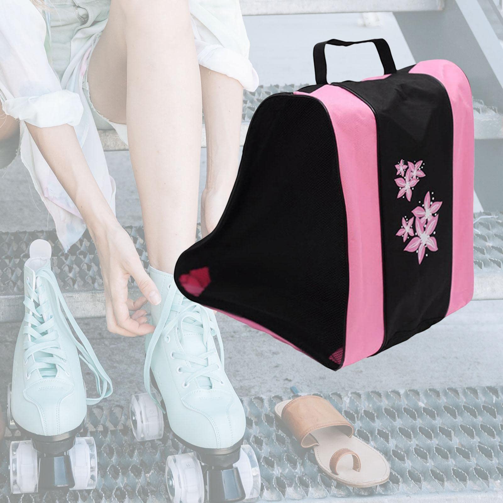 Fancyes Breathable Roller Skating Shoes Storage Bag for Boys & Girls - Perfect for Roller Skates & Inline Skates - Great for Rink, Park & Travel