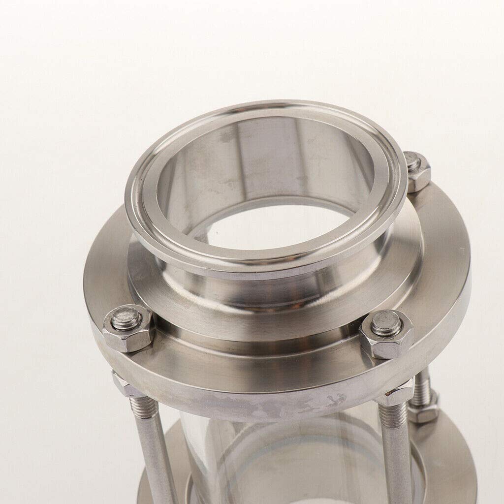 Sanitary Stainless Steel Tri Clamp Sight Glass for Pipe Fittings - 77.5mm (3.05